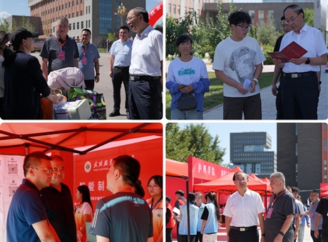 喜迎新同學(xué)｜校領(lǐng)導(dǎo)深入新生報(bào)到現(xiàn)場、公寓、餐廳走訪慰問新生及家長