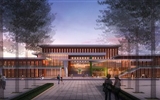 我院一期擴建項目大學生活動中心、2棟學生公寓樓建設完成主體封頂