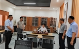 西北師范大學(xué)梁旺兵一行來?？疾熘笇?dǎo)