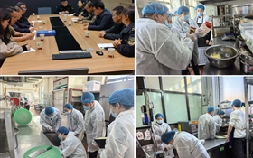 涼州區(qū)市場監(jiān)督管理局副局長袁同山一行蒞臨學(xué)校檢查指導(dǎo)工作